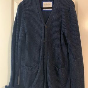Navy nice cardigan worn 1 time
